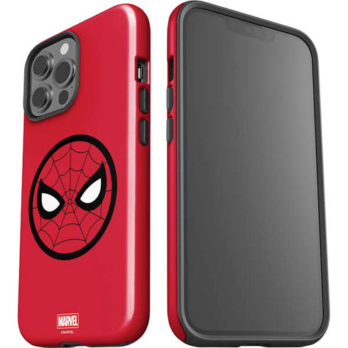 Marvel Spiderman Spiderman Emblem iPhone 15 Pro Max Impact Case